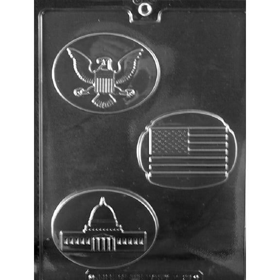 Grandmama's Goodies P028 USA Box Set Chocolate Candy Soap Mold with Exclusive Molding Instructions