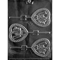thumbnail image 1 of Grandmama's Goodies Valentine's Day V127 Love Heart Lollipop Sucker Chocolate Candy Soap Mold with Exclusive Molding Instructions, 1 of 1