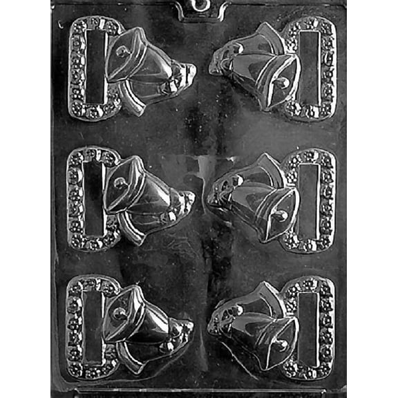 Grandmama's Goodies W035 Place Card Wedding Shower Chocolate Candy Soap Mold with Exclusive Molding Instructions