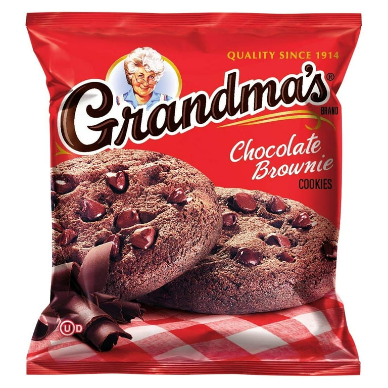 Grandma's Cookies - Single Serve, Chocolate Brownie, 2.5 oz Packet,  60/Carton (FRI10310)