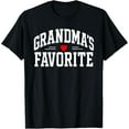 thumbnail image 1 of Grandmas Favorite T-Shirt Funny Grandma'S Favorite Apparel BLACK Unisex S-5XL Hot Trending Shirt, Vintage Birthday Gift, 1 of 4