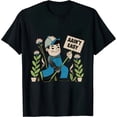 thumbnail image 1 of Grandmas Gardener T Shirt, Plant Lover Shirt, Farmer T Shirt, Hoeing Ain't Easy Shirt, 1 of 5