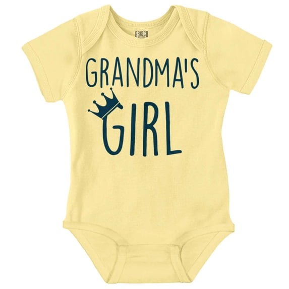 Grandmas Girl Princess Granddaughter Bodysuit Jumper Girls Infant Baby Brisco Brands 18M