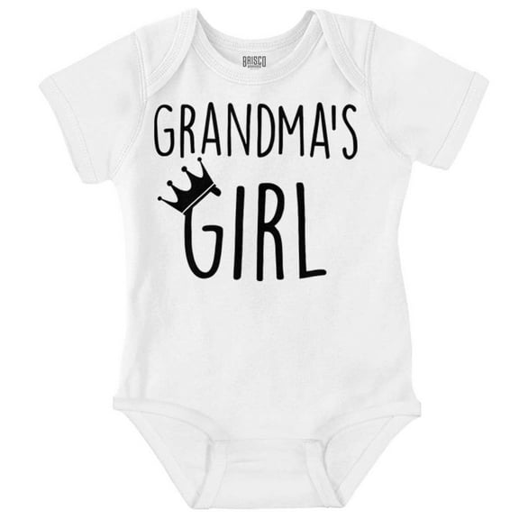 Grandmas Girl Princess Granddaughter Bodysuit Jumper Girls Infant Baby Brisco Brands 18M