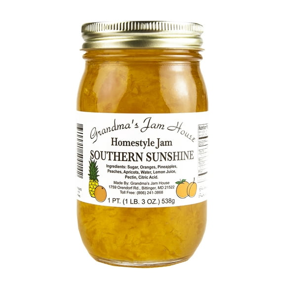 Grandmas Homestyle Southern Sunshine Jam, 2-Pack 16 oz. Jars