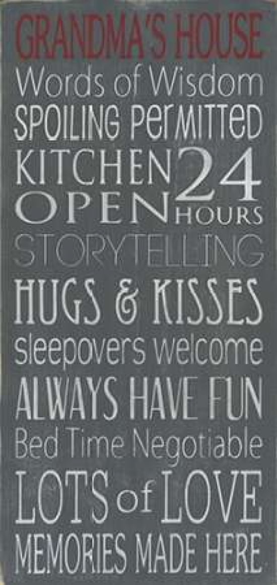 Grandmas House Canvas Art - Holly Stadler (10 x 20)