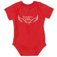 thumbnail image 1 of Grandmas Little Angel Cute Grandchild Romper Boys or Girls Infant Baby Brisco Brands 12M, 1 of 6