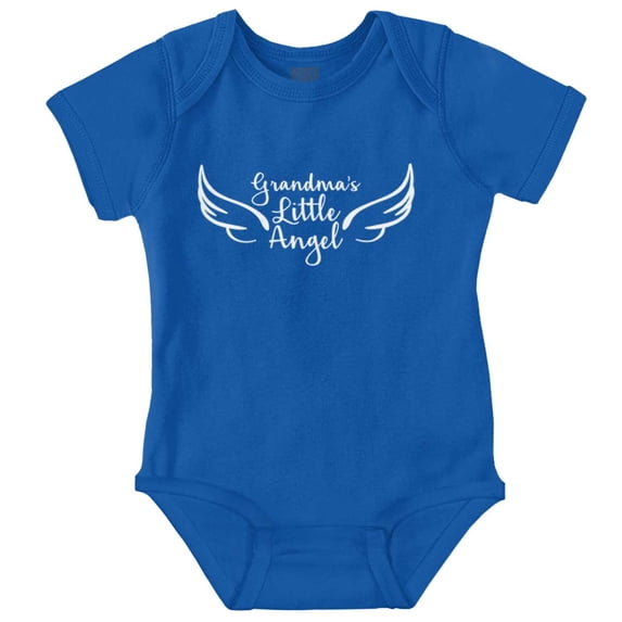 Grandmas Little Angel Cute Grandchild Romper Boys or Girls Infant Baby Brisco Brands 24M
