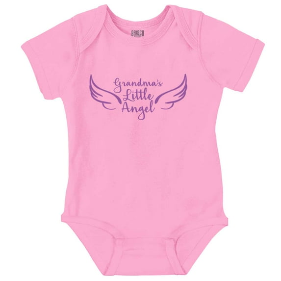 Grandmas Little Angel Cute Grandchild Romper Boys or Girls Infant Baby Brisco Brands 24M