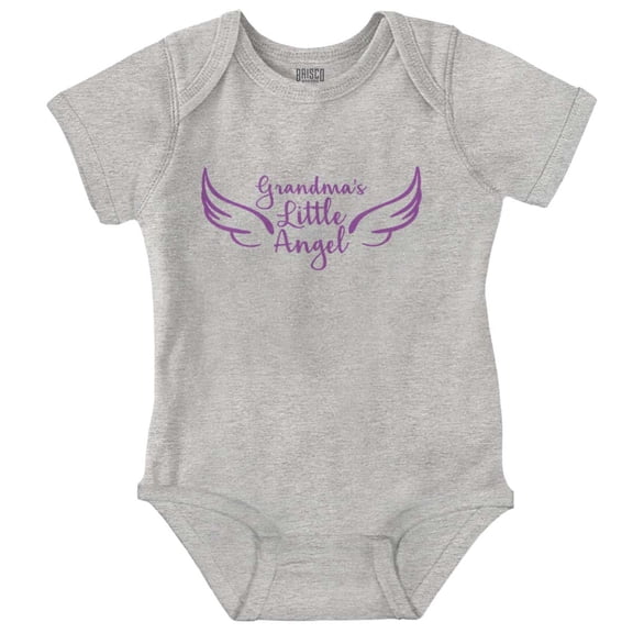Grandmas Little Angel Cute Grandchild Romper Boys or Girls Infant Baby Brisco Brands NB