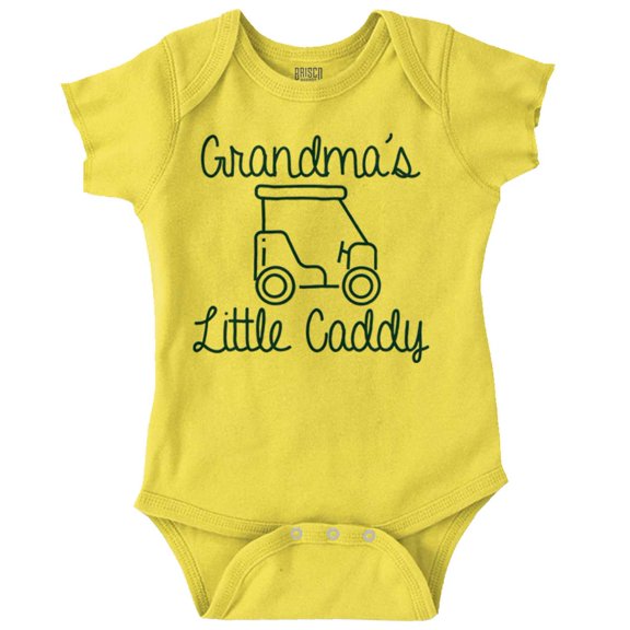 Grandmas Little Caddy Cute Golfing Romper Boys or Girls Infant Baby Brisco Brands 18M