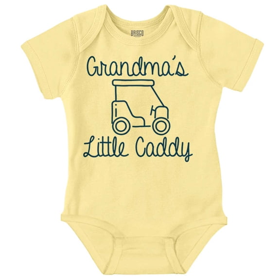 Grandmas Little Caddy Cute Golfing Romper Boys or Girls Infant Baby Brisco Brands 24M