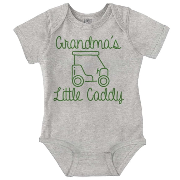 Grandmas Little Caddy Cute Golfing Romper Boys or Girls Infant Baby Brisco Brands 6M