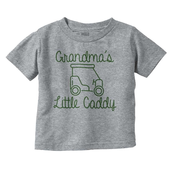 Grandmas Little Caddy Cute Golfing Toddler Boy Girl T Shirt Infant Toddler Brisco Brands 6M