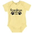 thumbnail image 1 of Grandmas Little Cub Grandchild Paws Romper Boys or Girls Infant Baby Brisco Brands 12M, 1 of 6