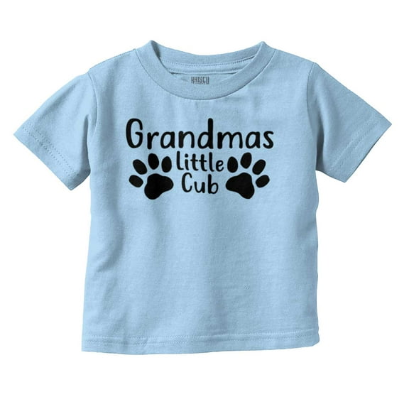 Grandmas Little Cub Grandchild Paws Toddler Boy Girl T Shirt Infant Toddler Brisco Brands 4T