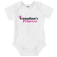 thumbnail image 1 of Grandmas Princess Sweet Granddaughter Bodysuit Jumper Girls Infant Baby Brisco Brands 24M, 1 of 6