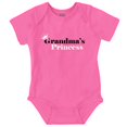thumbnail image 1 of Grandmas Princess Sweet Granddaughter Bodysuit Jumper Girls Infant Baby Brisco Brands 24M, 1 of 6