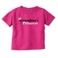 thumbnail image 1 of Grandmas Princess Sweet Granddaughter Youth T Shirt Tee Girls Infant Toddler Brisco Brands 4T, 1 of 5