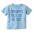 thumbnail image 1 of Grandmas Rules Best Cute Grandchild Toddler Boy Girl T Shirt Infant Toddler Brisco Brands 12M, 1 of 6