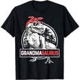 Grandmasaurus T rex Dinosaur Grandma Saurus Mother's Family Cotton T ...