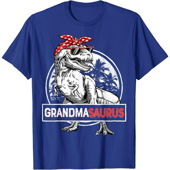 Grandmasaurus T rex Dinosaur Grandma Saurus Mother's Family Unisex T-Shirt for Men Women