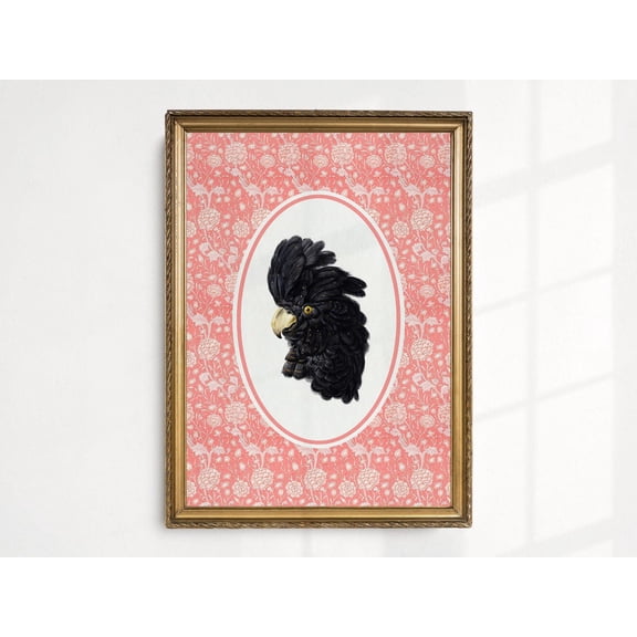 Grandmillenial Preppy Wall Art, Vintage Bird Posters, Cottage Core Art, French Country Decor Old Money Nancy Meyers Aesthetic501, Unframed Poster Size 8x12