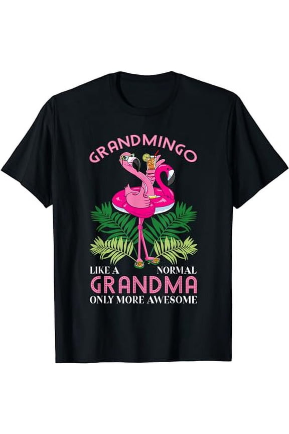 Grandmingo Grandmother Flamingo Lover Gramma Grandma Granny T-Shirt