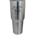 thumbnail image 1 of Grandmother Of The Bride Samantha Font Wedding Party Themed Etched 30oz Stainless Steel Tumbler, 1 of 1