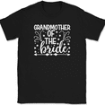 thumbnail image 1 of Grandmother of the Bride T-Shirt Wedding Party Groom Event Group Tees - Black, XL, 1 of 1