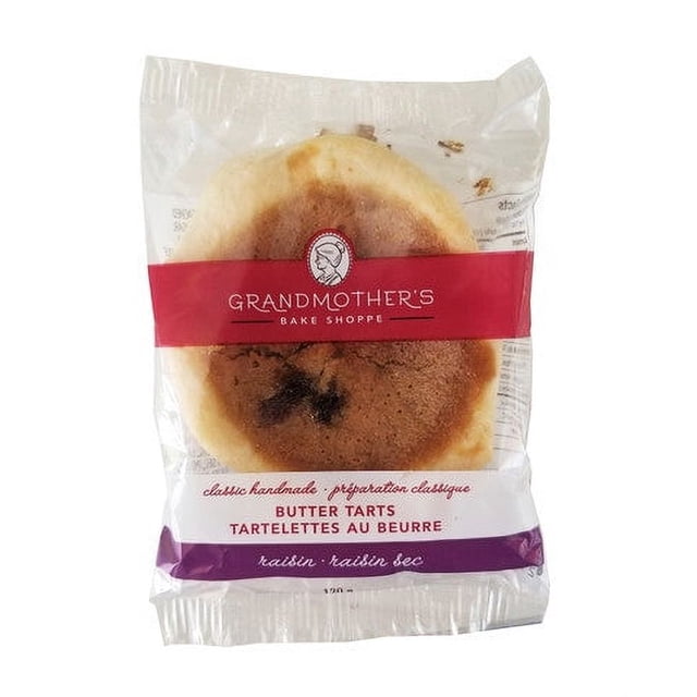 Grandmother's Bake Shoppe Raisin Butter Tarts, 120g/4.2 oz., 1 Tart