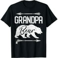 thumbnail image 1 of Grandpa Bear Funny Father's Day Gift Papa Best Men Dad Joke T-Shirt, 1 of 3
