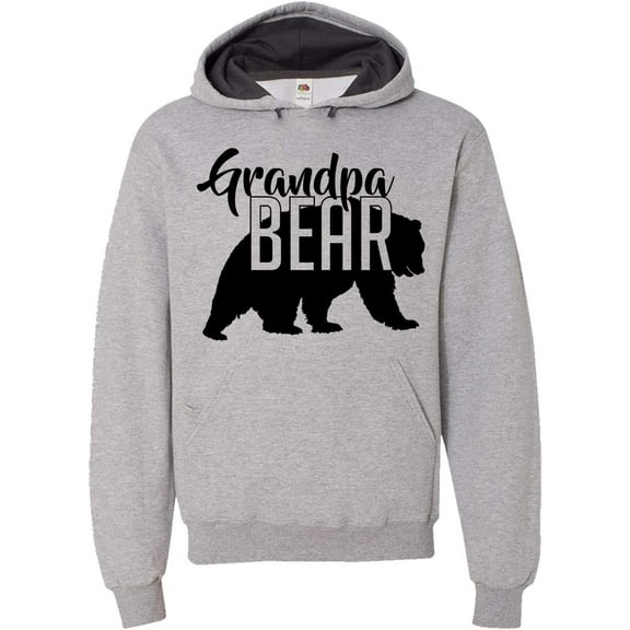 Grandpa Bear Hoodie Dad Man Soft Hoodie Adult Unisex Men's Women's Athletic Heather