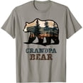 thumbnail image 1 of Grandpa Bear Vintage Retro T-Shirt, 1 of 6