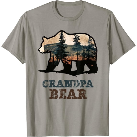 Grandpa Bear Vintage Retro T-Shirt