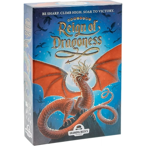 Grandpa Beck's Games Reign of Dragoness Card Game | A Strategic Hand Elimination Card Game | from The Creators of Cover Your Assets & Skull King | 3-8 Players 8+