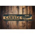 thumbnail image 1 of Grandpa Classic Car Garage Novelty Decor, Metal Wall Sign - 4x18 Inches, 1 of 4