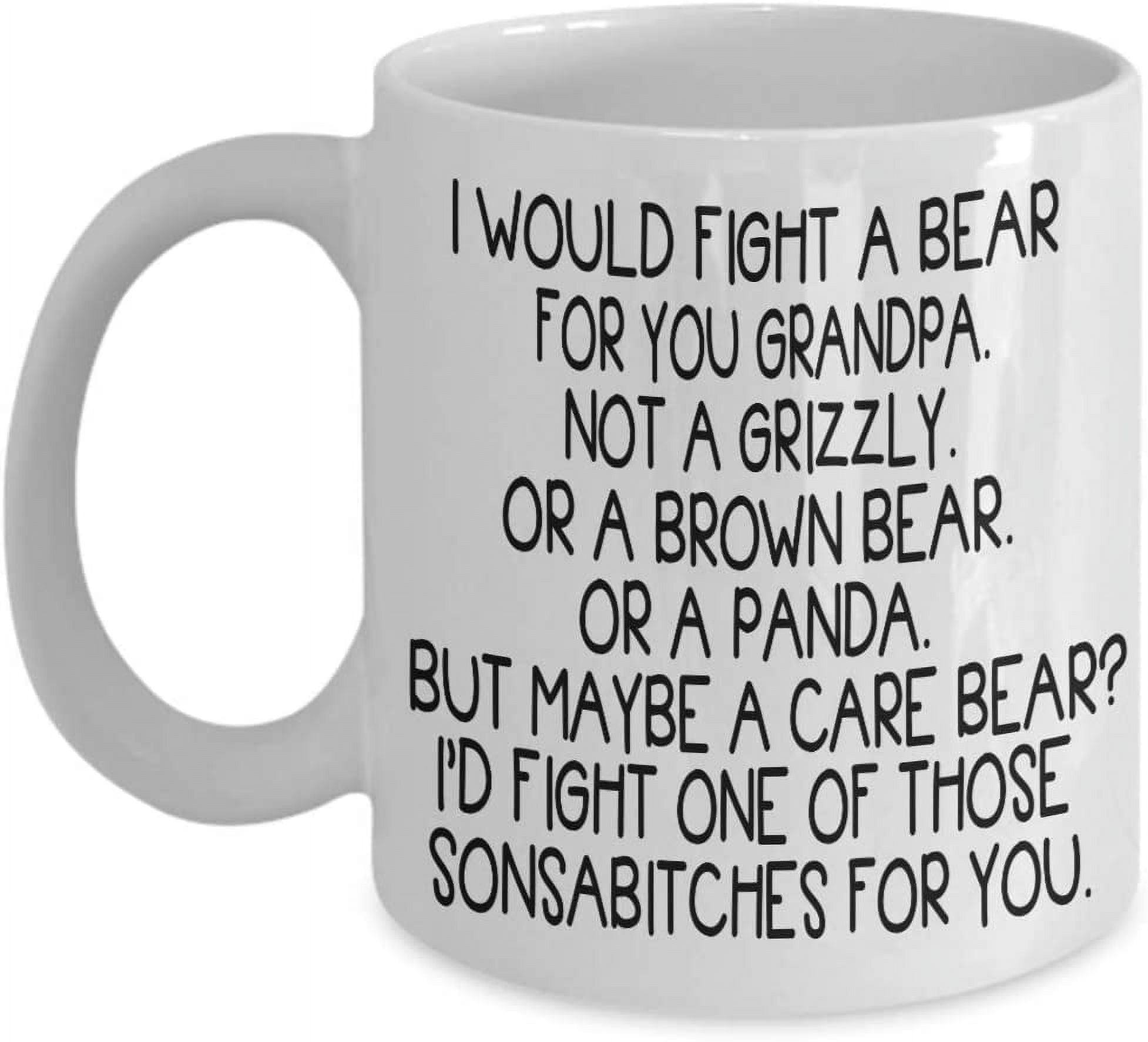 "This Is What A Really Awesome Grandpa Looks Like" Coffee Mug - 11 Oz White Ceramic Novelty Mug - Funny Gift From Grandkids For Birthday, Christmas, Father's Day