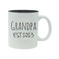 thumbnail image 1 of Grandpa Established Est. 2023 11-Ounce Ceramic Sublimation Coffee Mug with Gift Box, Black, 1 of 3