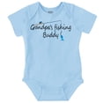 thumbnail image 1 of Grandpa Fishing Buddy Grandchild Cute Romper Boys or Girls Infant Baby Brisco Brands 12M, 1 of 6