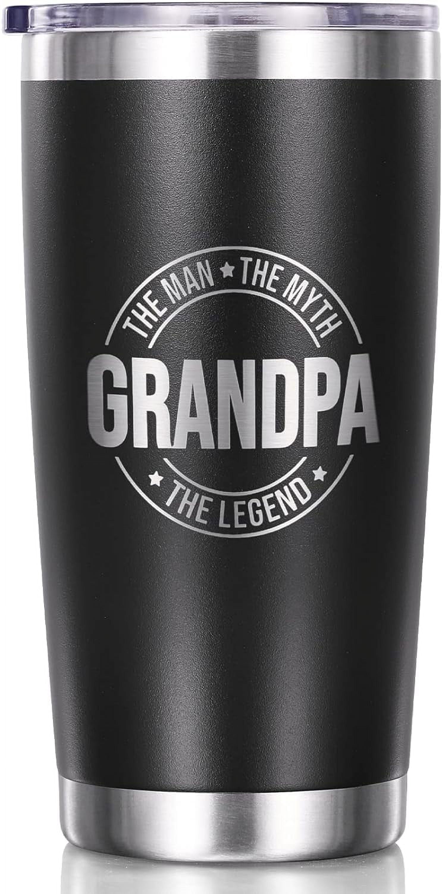 Best Grandpa Ever Embroidered Baseball Cap - Washed Black Cotton Dad Hat, Adjustable Gift For Grandfather - View #12