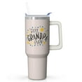 thumbnail image 1 of Grandpa Gift Set Idea: 40oz Tumbler with Handle and Lid, Insulated Stainless Steel Cup, Best Grandpa Ever Design from Grandkids, Fathers Day Birthday Christmas Presents, 1 of 5