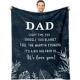 thumbnail image 1 of Grandpa Gifts, Birthday Gifts for Grandpa, Grandpa Blanket Gifts from Grandchildren, Best Grandfather Gifts for Fathers Day Christmas Thanksgiving Throw Blanket 50"x 60", 1 of 5