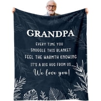 Grandpa Gifts, Birthday Gifts for Grandpa, Grandpa Blanket Gifts from Grandchildren, Best Grandfather Gifts for Fathers Day Christmas Thanksgiving Throw Blanket 50"x 60"