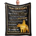 thumbnail image 1 of Grandpa Gifts Blanket 60" x 50", Gifts for Grandpa, Presents for Grandpa, Grandpa Birthday Gifts, Birthday Gifts for Grandpa, Grandpa Gift Ideas, Grandpa Gifts from Grandkids/Granddaughter/Grandson, 1 of 6