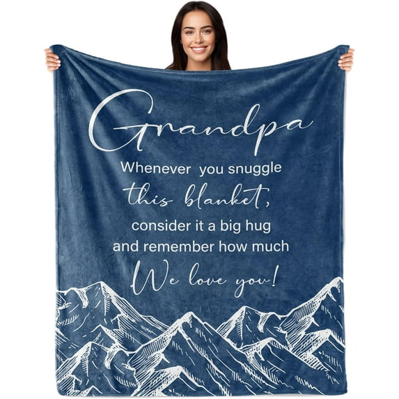 Grandpa Gifts, Fathers Day Best Gifts for Grandpa, Gifts for Grandpa, Grandpa Birthday Gifts, Good Birthday Gift for Grandpa from Grandkids, Funny Papa Pawpaw Grandfather Gift Blanket Grandpa
