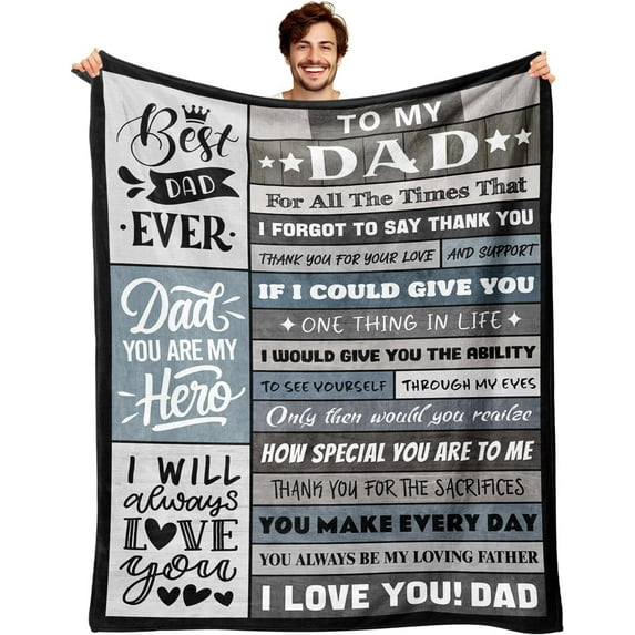 Grandpa Gifts Gifts for Grandpa Gifts for Grandpa Papa Grandparents from Grandkids Granddaughter Grandchridren Best Grandpa Ever Gifts Fathers Day Christmas Birthday Gifts for Grandpa Blanket 50"x60"