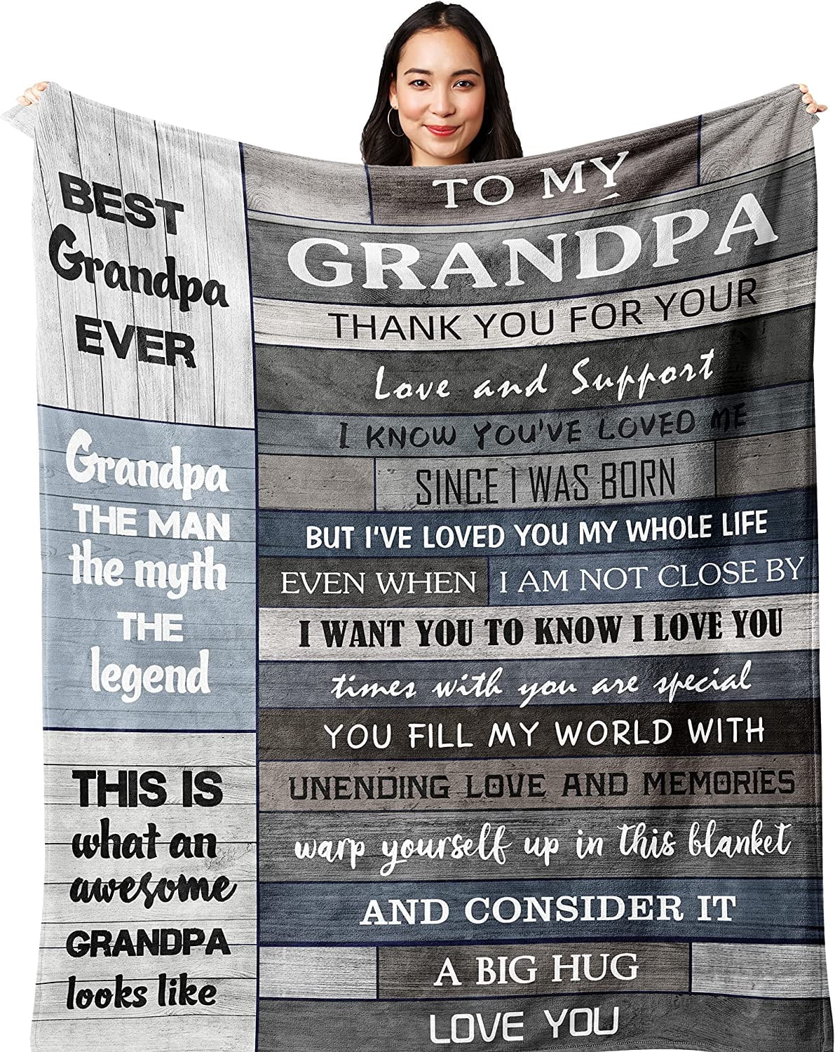 Grandpa Nutrition Facts Coffee Mug - Funny Gift For Grandfather From Grandkids