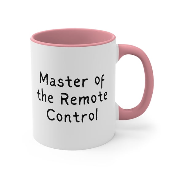 Grandpa Gifts Two-Tone 11oz Mug "Master of the Remote Control"