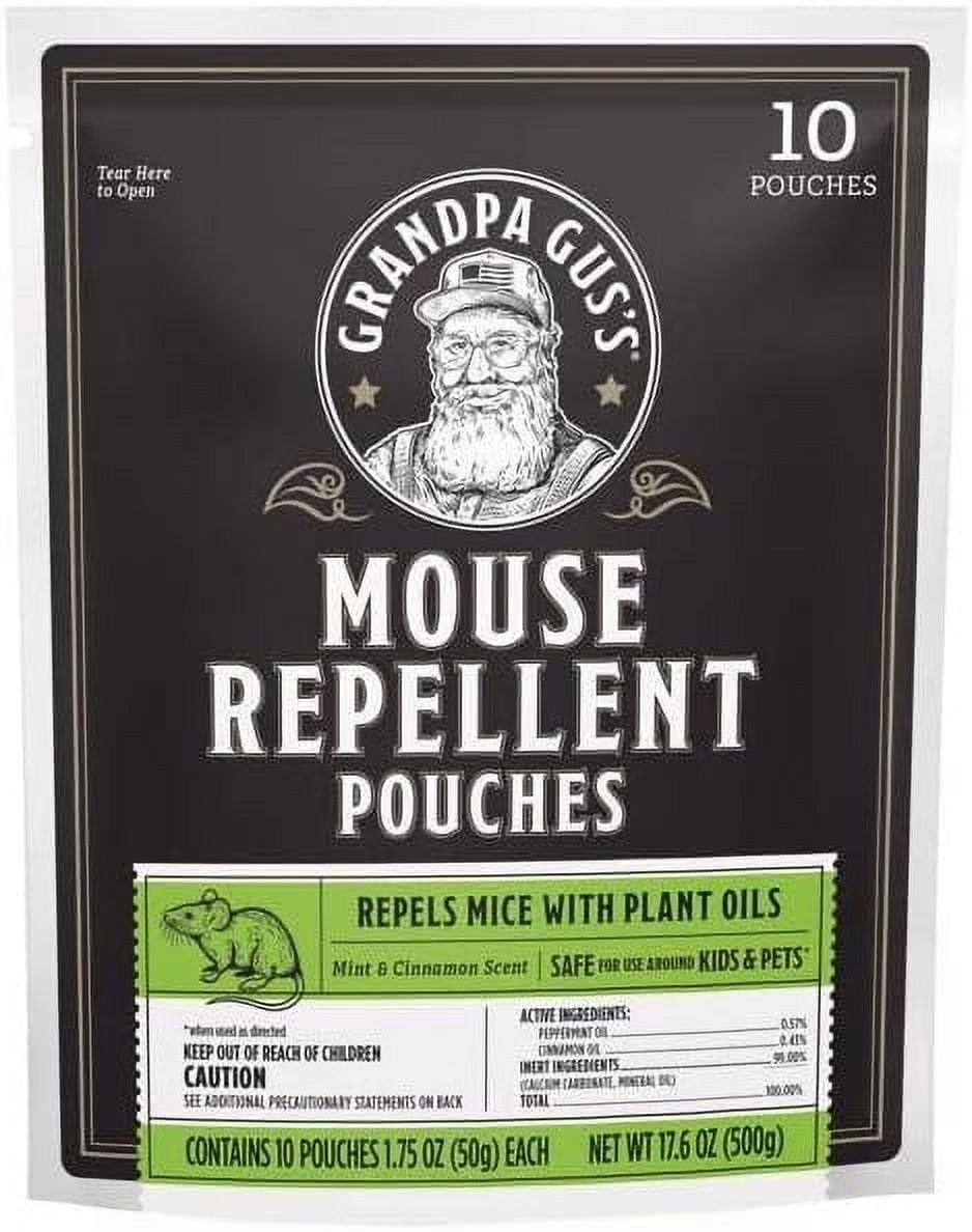 Grandpa Gus's Animal Repellent Pouch for Mice 10 pk - Total Qty: 1